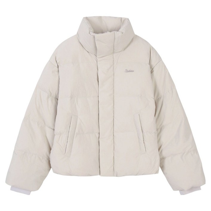 버커루 남녀공용 나일론 푸퍼 다운 점퍼