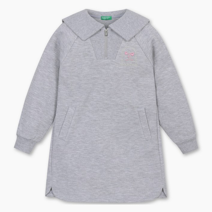 베네통키즈 아동용 양면 피케 원피스 QAOP01441MG