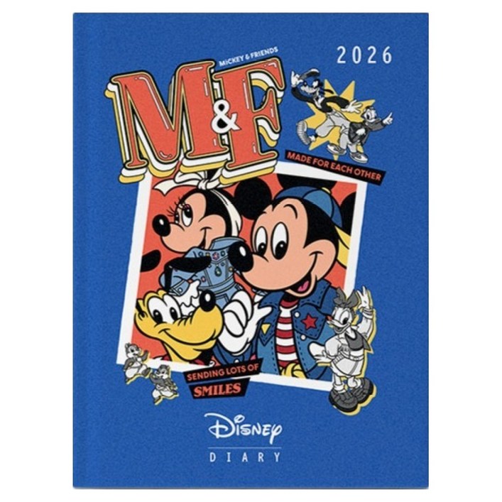 아르누보 2026 디즈니 다이어리 양장