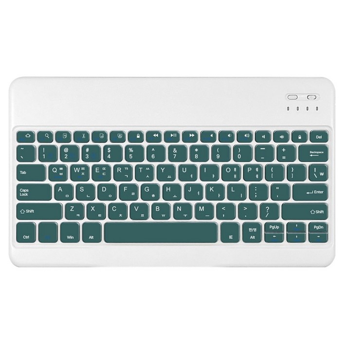 AZV 태블릿 휴대폰 아이패드 레노버 갤럭시탭 호환 한글자판각인 미니 블루투스 무선 키보드 12.4인치 + 키스킨 세트