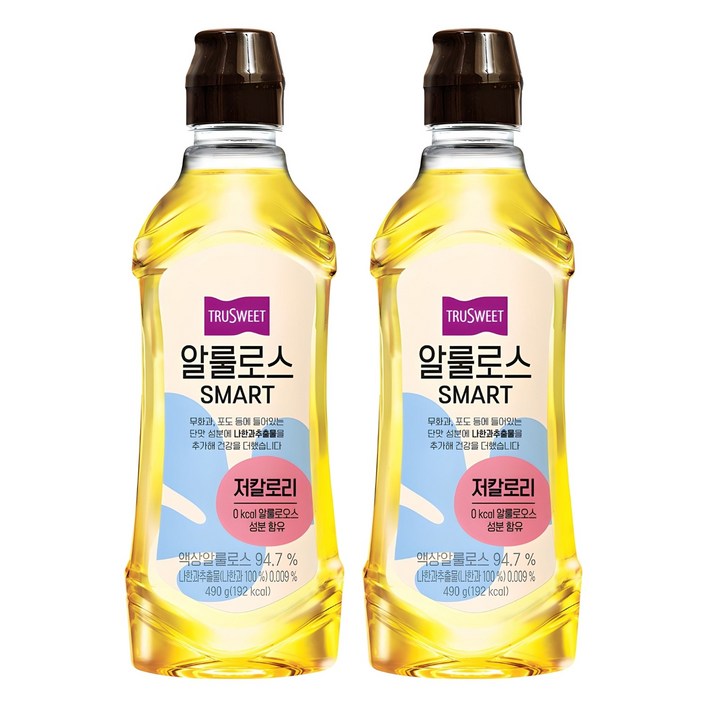 트루스위트 알룰로스 스마트, 490g, 2개