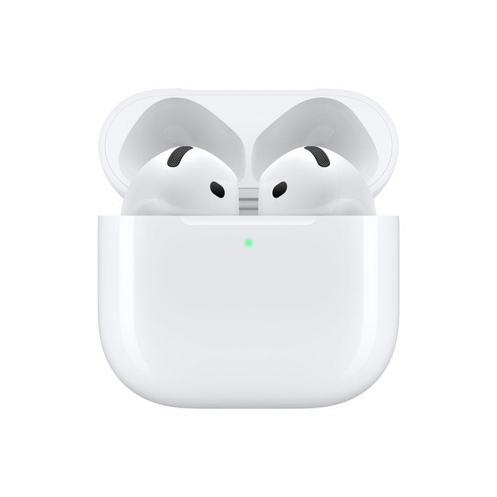Apple 2024 에어팟 4세대 액티브 노이즈 캔슬링 블루투스 이어폰, MXP93KHA, 화이트 Apple 2024 에어팟 4세대 액티브 노이즈 캔슬링 블루투스 이어폰, MXP93KHA, 화이트