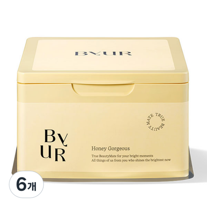 바이유어 허니고저스 데일리 아쿠아 세럼 마스크 310g, 30개입, 6개