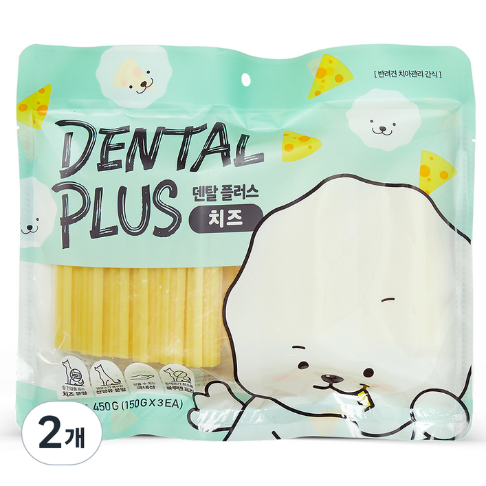강아지 간식 덴탈플러스 덴탈껌 450g