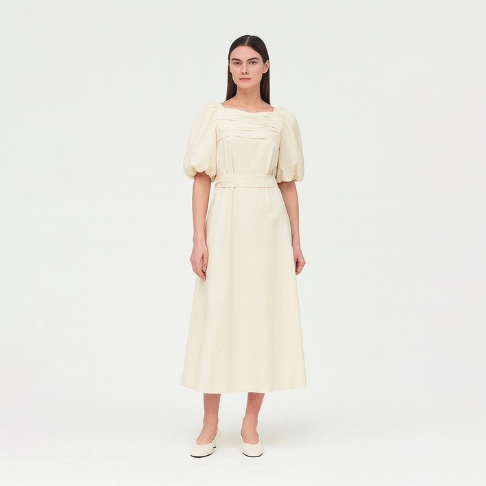 온앤온 여성용 주름 디테일 페미닌 원피스 NEW3MOC03