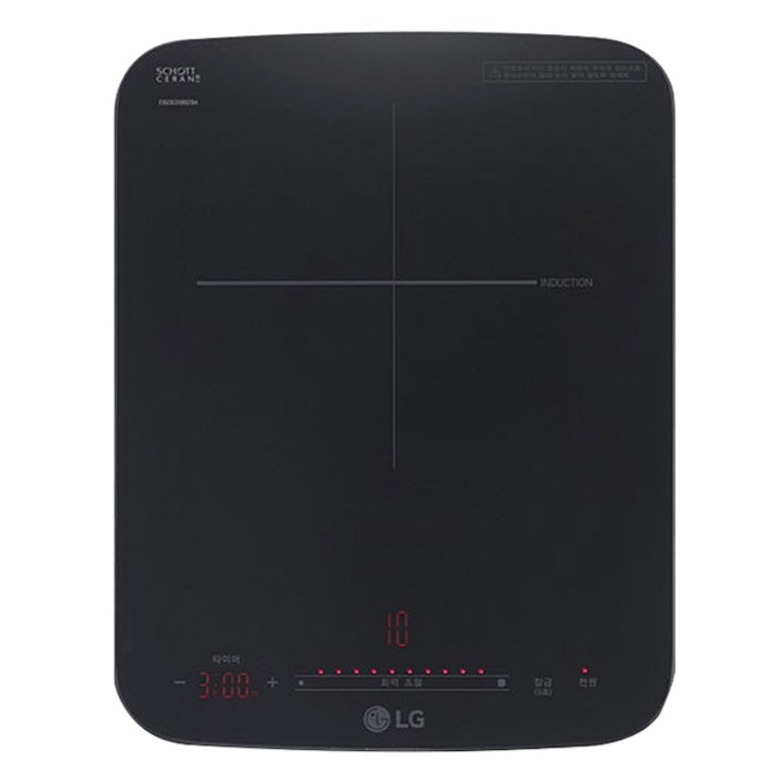 LG 디오스 포터블 인덕션 1구 전기레인지 실버 HEI1V9 LG 디오스 포터블 인덕션 1구 전기레인지 실버 HEI1V9