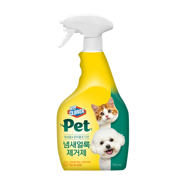 유한락스 펫 냄새얼룩 제거제, 750ml, 1개