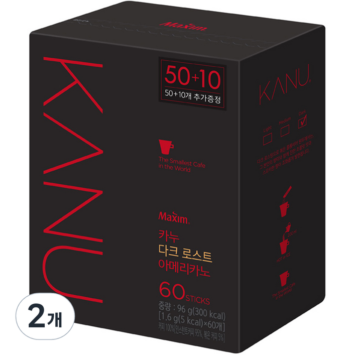 카누 다크 로스트 아메리카노, 30개입 x 4개