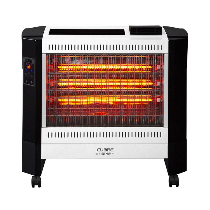 cuore 원적외선 2in1 카본히터, 화이트  블랙, CH33F