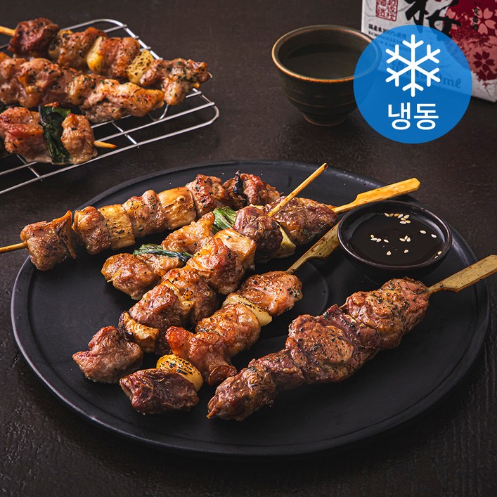 로켓프레시 명품조선 돼지훈제 야채꼬치 8꼬치 460g 소스 50g 세트 냉동, 1세트 로켓프레시 명품조선 돼지훈제 야채꼬치 8꼬치 460g 소스 50g 세트 냉동, 1세트