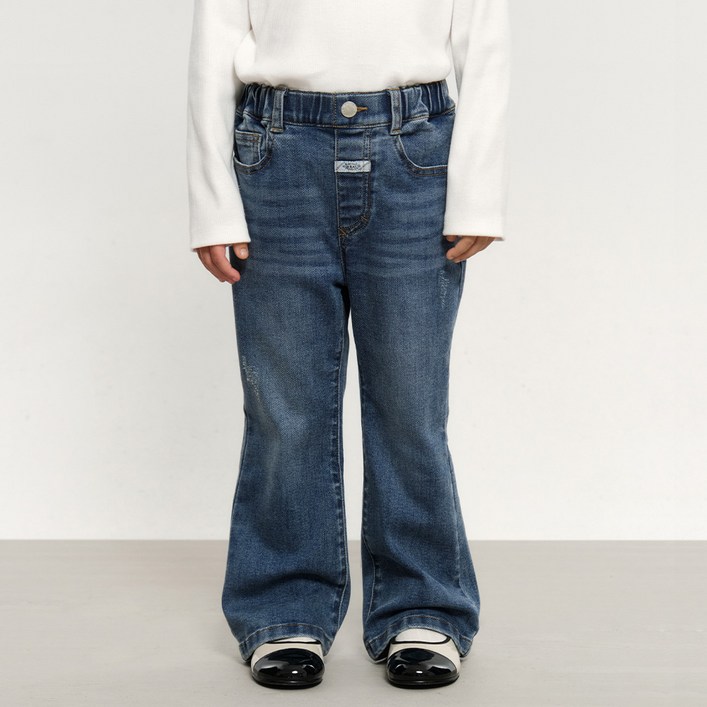 마리떼키즈 여야용 FLARED DENIM PANTS