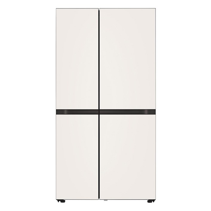 [색상선택형] LG전자 디오스 오브제컬렉션 양문형 냉장고 832L 방문설치, 오브제컬렉션 베이지 + 베이지, S834BB10