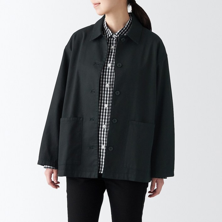 무인양품 여성용 케이폭 혼방 데님 셔츠 재킷 BDD97A3S