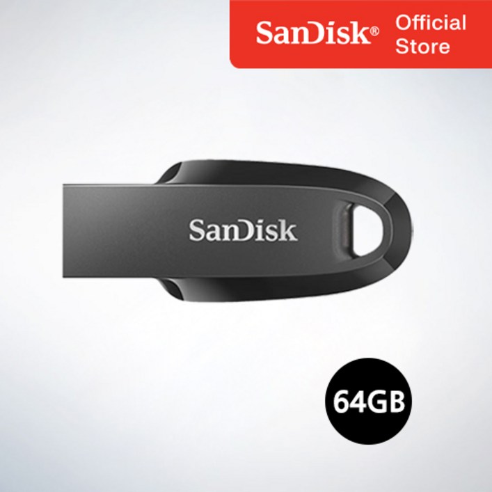 샌디스크코리아 공식인증정품   USB메모리 Ultra Curve 울트라 커브 USB 3.2 CZ550 64GB