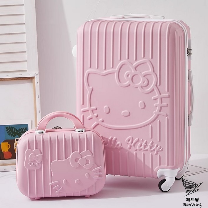 헬로키티 캐리어 여행용 핑크 키티 기내용 레디백 세트