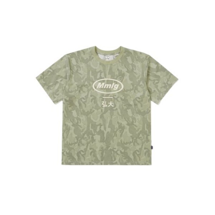 Mmlg HONGDAE STORE HF-T 반팔 티셔츠 (카키) 매장정품 217846