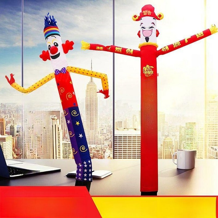 행사장 스카이 풍선 댄스 인형 바람 광고 조류 퇴치기