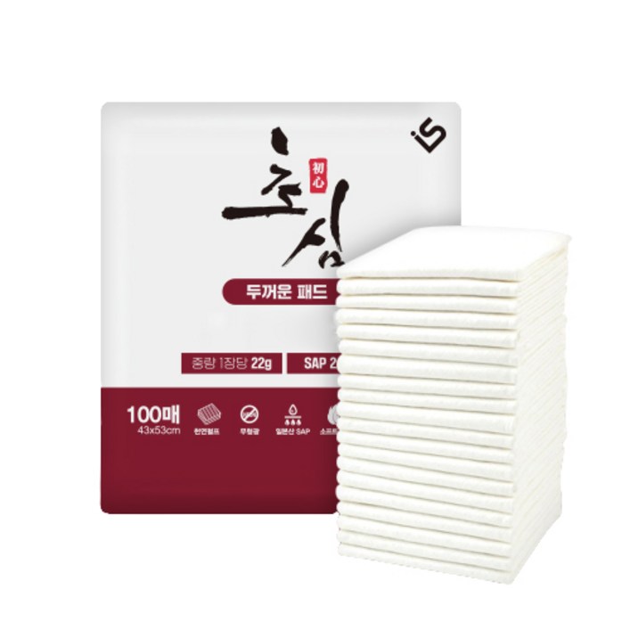 초심 강아지 배변패드 두꺼운 패드 400매, 1개