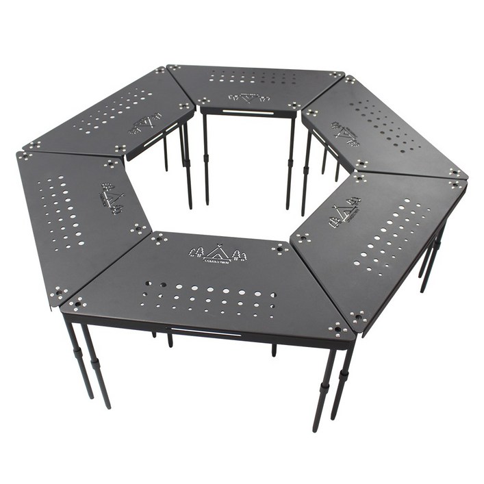 캠핑 테이블 화로대 헥사 테이블6P, 단일색상