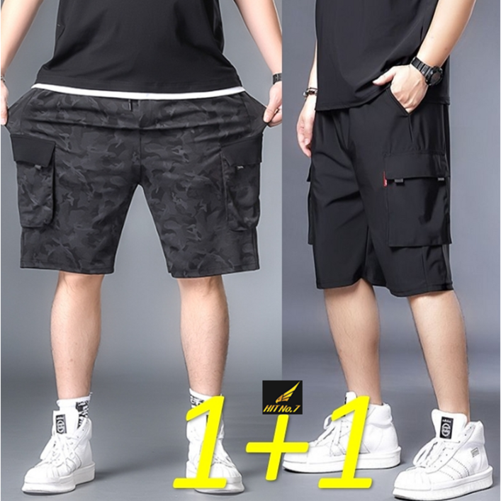 112벌세트 XL8XL 빅사이즈 남성 트레이닝바지 반바지 카고 반바지 스판 여름 건빵바지 SMHTP40