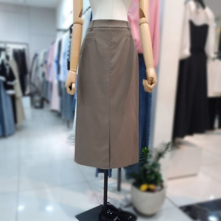 잇미샤 잇미샤  울 블렌디드 H라인 슬릿 스커트(ITO9WSK790)_DG