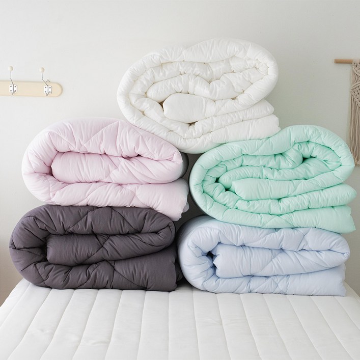 봄이불 고밀도 순면 60수 알러지케어 사계절 이부자리 차렵이불