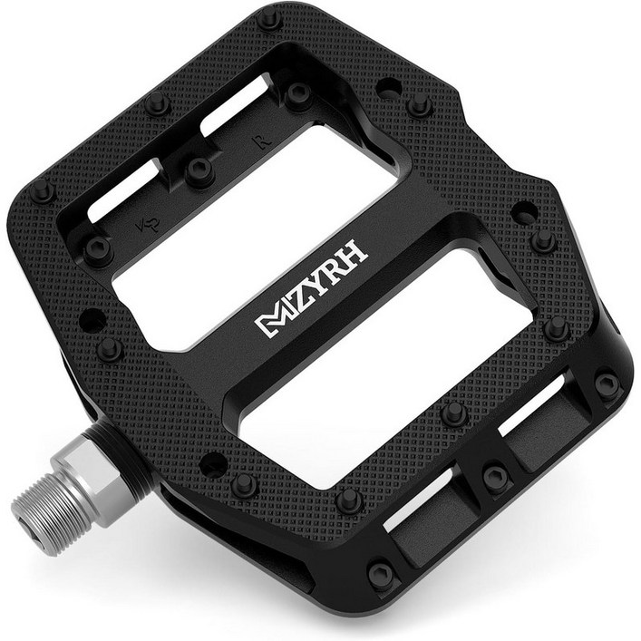 도로 BMX MTB를 위한 MZYRH 산악 자전거 페달 9인치16인치 3개의 밀폐 베어링 경량 미끄럼 방지 나일론 섬유 플랫폼