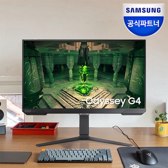 삼성전자 오디세이 G4 S25BG400 25인치 게이밍 모니터 IPS 프리싱크 지싱크 240Hz 1ms HDR10 피봇 삼성전자 오디세이 G4 S25BG400 25인치 게이밍 모니터 IPS 프리싱크 지싱크 240Hz 1ms HDR10 피봇