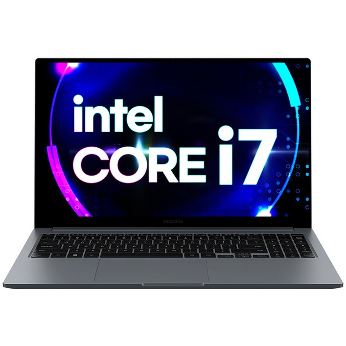 삼성전자 공식파트너 갤럭시북4 인텔 코어 i7 윈도우11 가성비 사무용 대학생 동영상 노트북 한컴오피스팩 동봉., 그레이, NT750XGRA71A, 512GB, 16GB, Free DOS