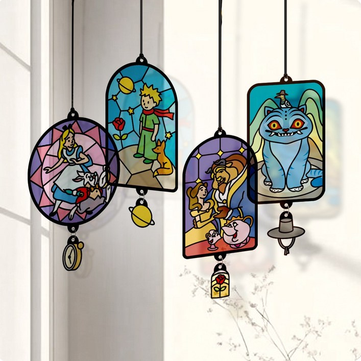 아이스타인 조각 스티커 아크릴 썬캐쳐 만들기 DIY