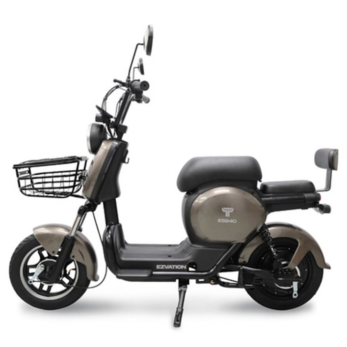 이지베이션 타우러스 ES940 전동스쿠터 48V 10Ah, 48V 20Ah, 60V 21Ah 여성 출퇴근 2인용 전기스쿠터, 브라운