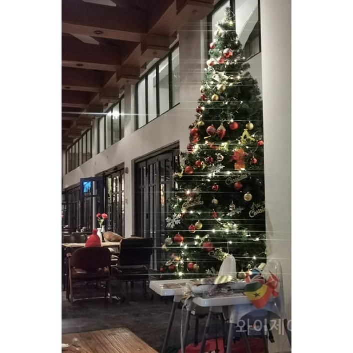 크리스마스 트리 2.7m 3m 소품 풀세트 호텔 대형트리 장식 카페 대형카페 업소용 초대형