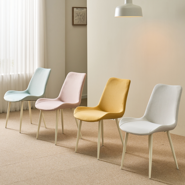 당일발송 11 노노스 로아 식탁의자 패브릭 디자인체어 컬러선택가능