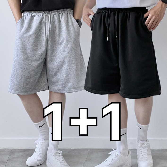 11 미제이 남자 버뮤다팬츠 6부 와이드 반바지