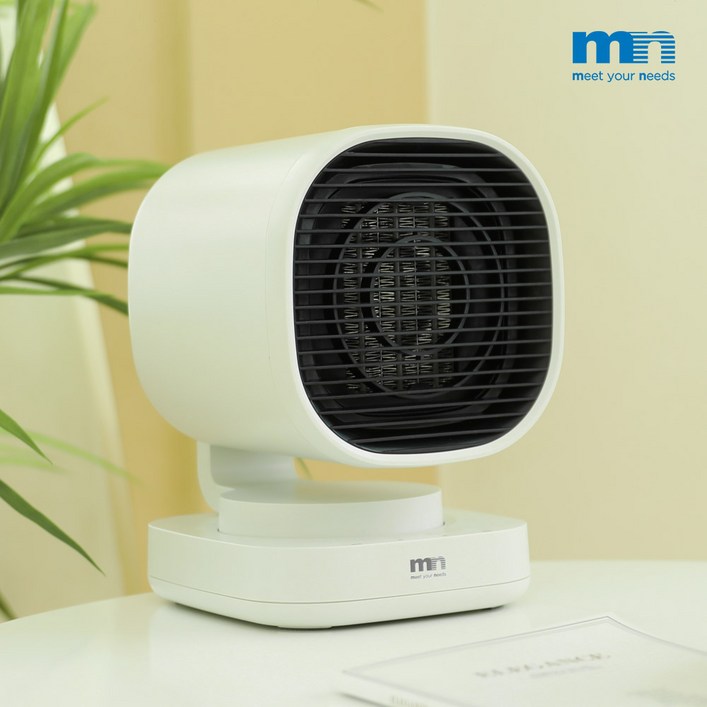 엠엔 2단 퍼스널 고효율 PTC 미니 온풍기 MFHS100PW