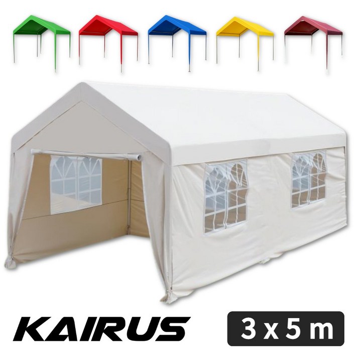 카이루스 야외 방수 천막 간이 조립식 캐노피 천막 파고라 주차장 KS-2515