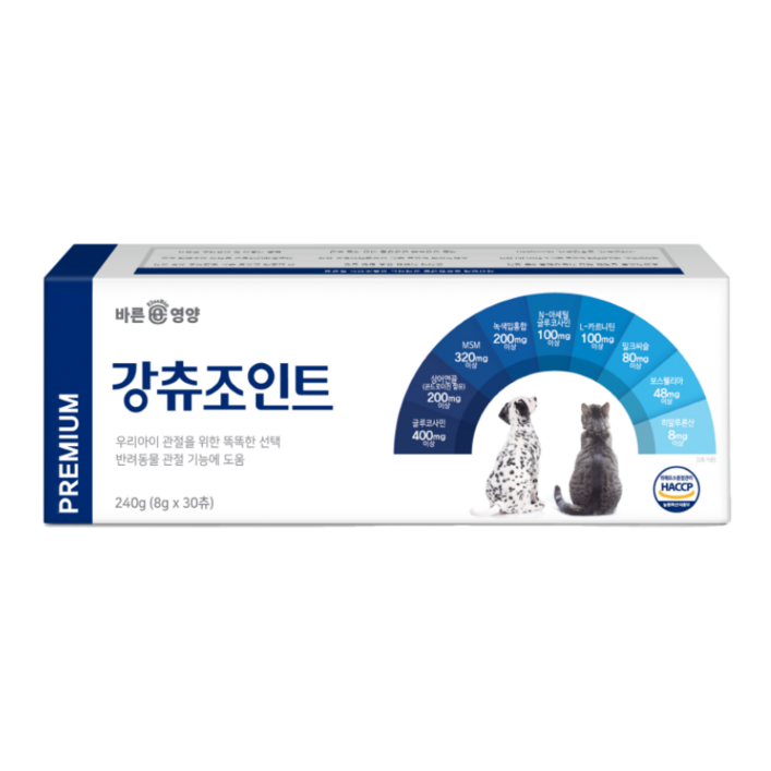 바른영양펫 강아지 영양제, 30회분, 뼈관절강화, 1개