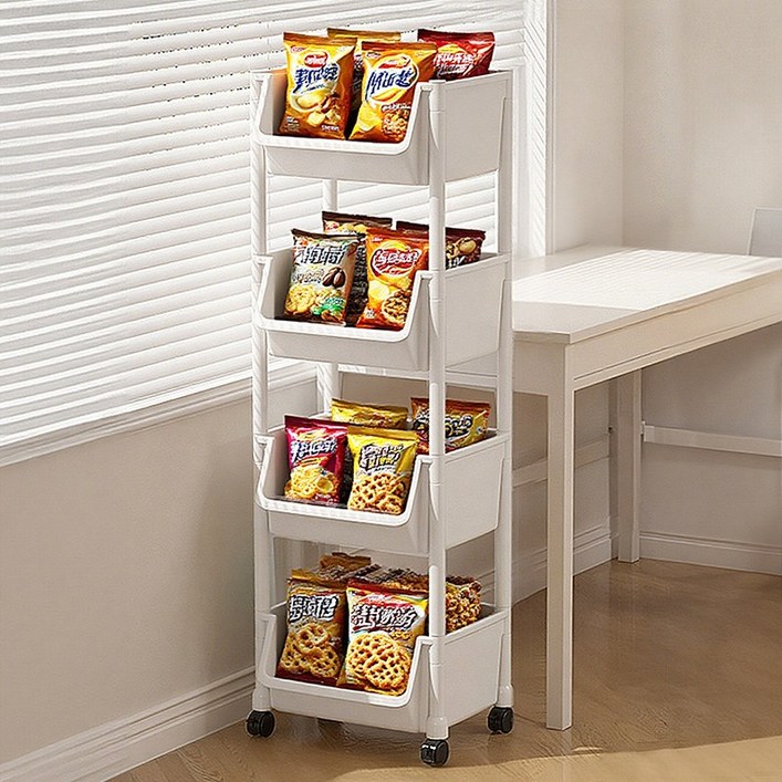 Tiger Pavilion 이동식 수납 트롤리 4단