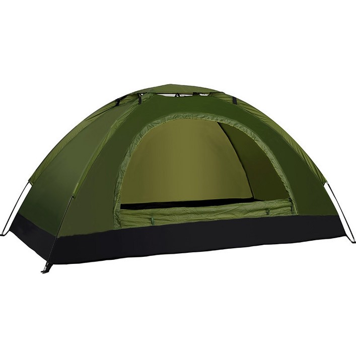 모아캠프 1인용 백패킹텐트 초경량 미니 야전 침대 텐트, 밀리터리 카키 - 쇼핑앤샵