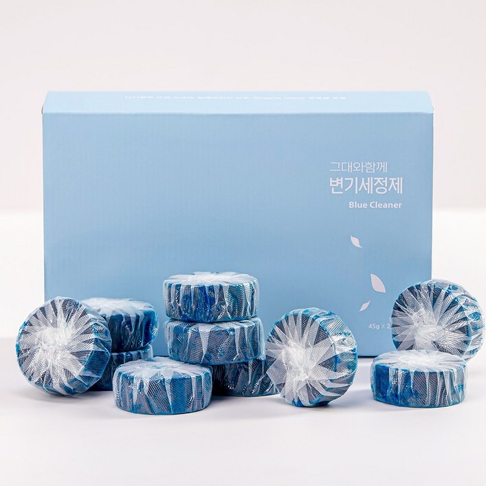 그대와함께 300번 물내리는 변기클리너 프리미엄, 45g, 20개 그대와함께 300번 물내리는 변기클리너 프리미엄, 45g, 20개