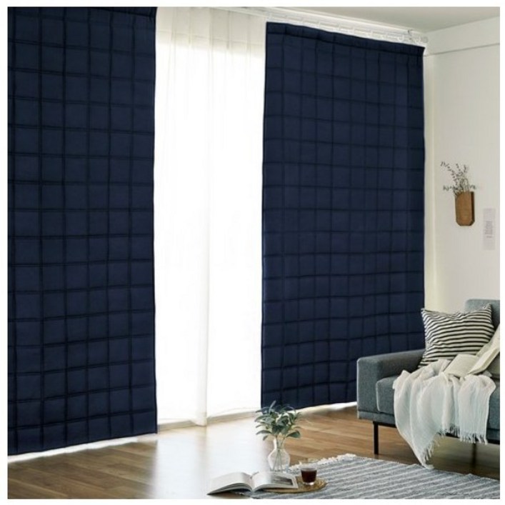 쁘리엘르 몬스 누빔 바람막이 방한커튼