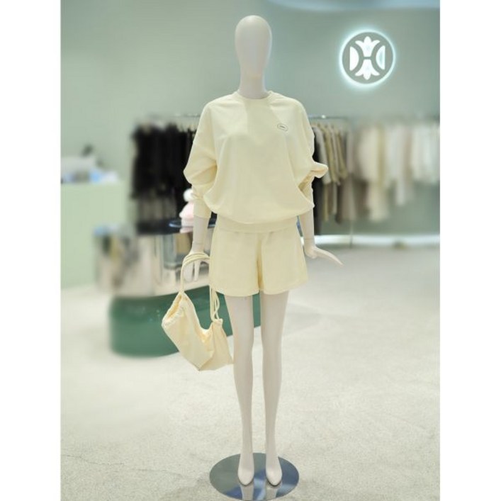 백화점 DEWL 듀엘 가방세트 맨투맨 하프팬츠 투피스 L251PSM005 아울렛