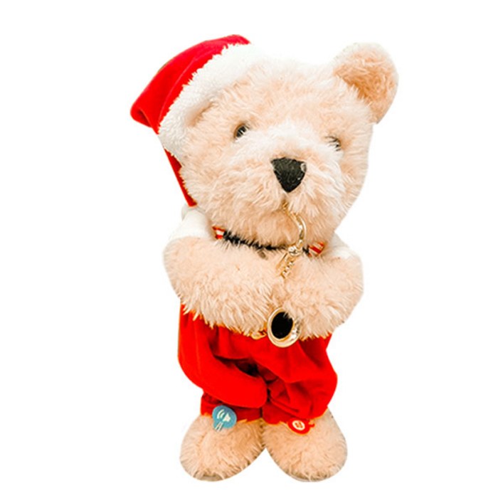 케바케 말 따라하는 춤추고 노래하는 크리스마스 곰돌이 인형 댄싱 멜로디 인테리어 소품 ip026C