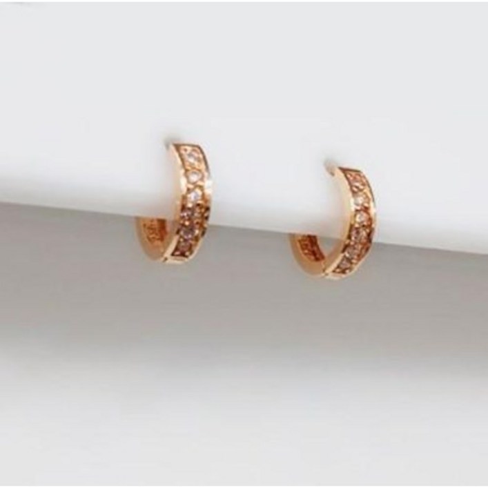 골드라움 14K 바세 원터치 작은 링 귀걸이