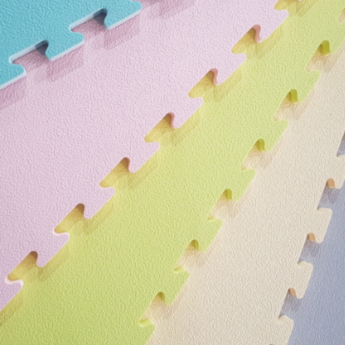 노랑시소매트 1x1m 특대형 어린이집매트 놀이방매트 교회매트 층간소음매트 아기 퍼즐 거실 바닥 유아 매트, 연한노랑, 1개