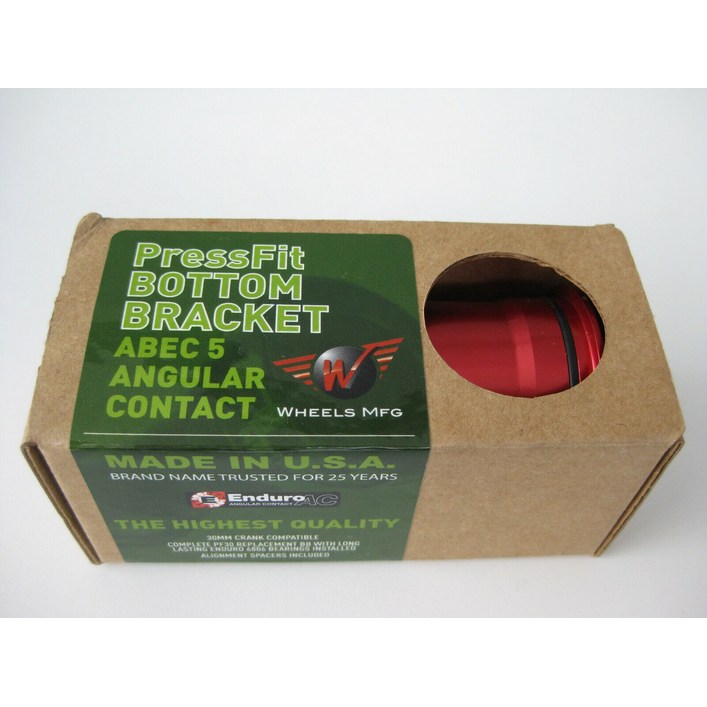 Wheels Mfg PF30 Angular Contact Bottom B라켓 - NEW