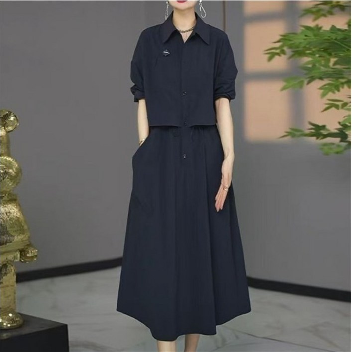 다즈몰카리브원피스 오피스룩 데이트룩 이중 포인트 원피스