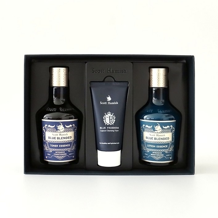 스콧해미쉬 블루 블렌디드 토너 에센스로션 에센스블루 프리덤 캡슐 클렌징폼