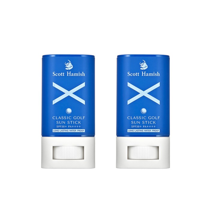 스콧해미쉬 클래식 골프 선스틱 SPF50PA, 18.5g, 2개 스콧해미쉬 클래식 골프 선스틱 SPF50PA, 18.5g, 2개
