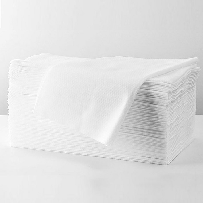 르홈 일회용 수건 100매 대용량 수건 여행용 입원용 애견 왁실 염색 헬스장수건